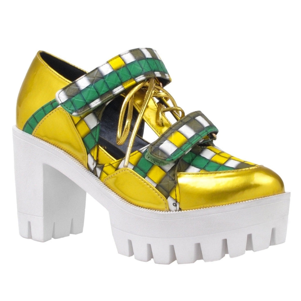 PRIVILEGED# Captain in Green Gold Plaid